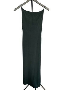 COS Black Spaghetti Strap Maxi Midi Slip Dress Womens Size S